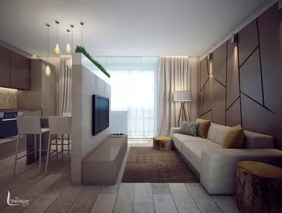 Примеры дизайна интерьеров гостиной | LineDesign
