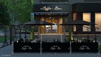 Кафе с барной стойкой - Дизайн кафе