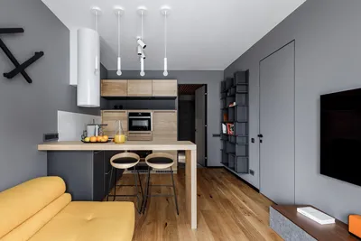Дизайн интерьера квартир и помещений 25 м2 - заказать по доступной цене в  Москве в компании «СтройМастер»