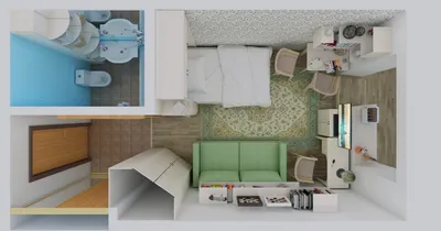10 идей дизайна интерьера квартиры студии - Уютный дом