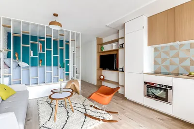 Дизайн студии 30 кв м: проекты интерьера, планировка и зонирование квартиры  с фото