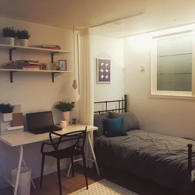 Дизайн для одной комнаты в общежитии - 46 фото