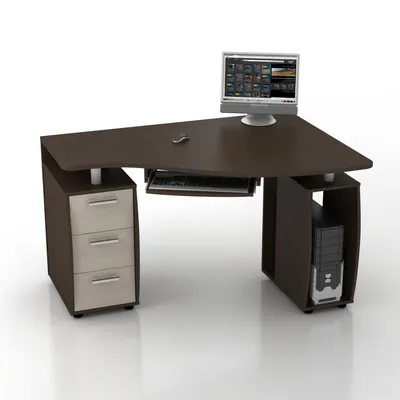 КС-12 У Ибис Правый | Компьютерные столы угловые | магазин компьютерных  столов