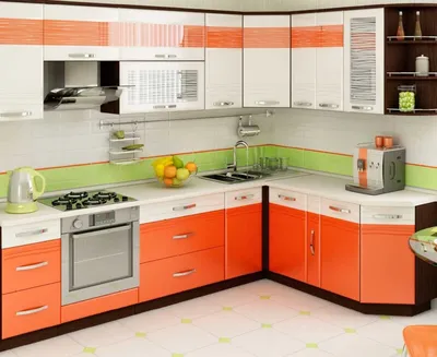Оранжевая кухня: оформление жизнерадостного интерьера (+55 фото дизайна)