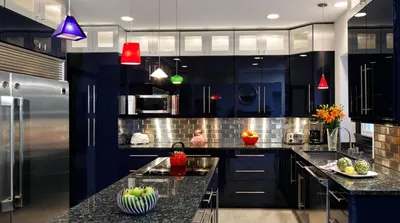 Черная кухня в интерьере: дизайн, фото - Дизайн Вашего Дома