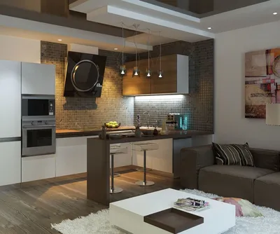Кухня-гостиная на 16 квадратных метрах: варианты дизайна, выбор мебели и  материалов