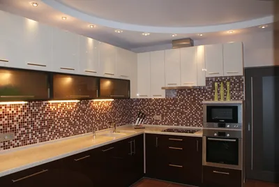 Дизайн потолка на кухне - фото современных идей | Мебельная фабрика  \