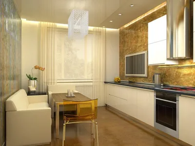 Дизайн кухни с диваном +75 фото примеров интерьера