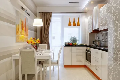 Интерьер кухни 9 кв м: дизайн и обустройство пространства