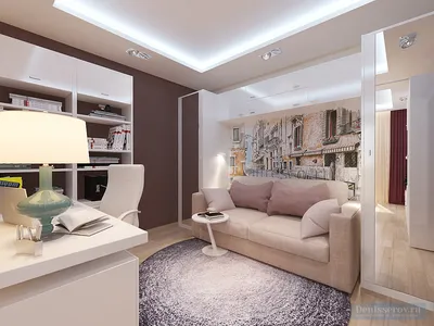 Дизайн-проект однокомнатной квартиры 44 кв.м. | Студия Дениса Серова