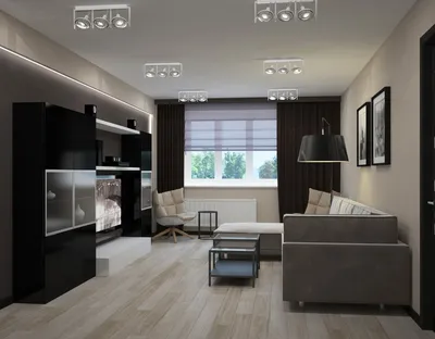 Дизайн 4-х комнатной квартиры в современном стиле. | Ellen Po дизайн бюро