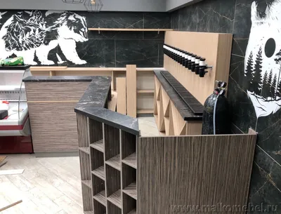 Мебель с барной стойкой для пивного магазина на заказ в Ростове-на-Дону