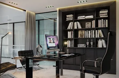 Дизайн кабинета – идеи для оформления интерьера современного рабочего места  ➔ Заказать в студии design-interno.ru в Москве