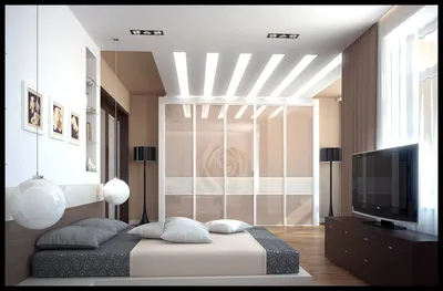 Современный дизайн интерьера спальни, ремонт спальни фото - Дизайн  интерьера Уфа | Дизайнер интерьера цены