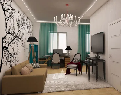 Дизайн 2-комнатной квартиры-сталинки в современном стиле