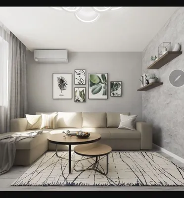 Гостинная | Diseño de apartamento estudio, Diseño de interior para  apartamento, Diseño de estantería