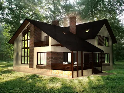 Внешний вид загородного дома фото » Современный дизайн на Vip-1gl.ru