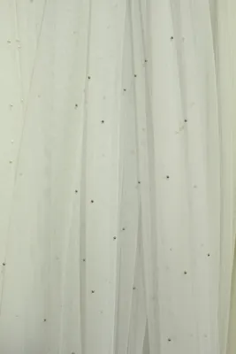 Тюль с серебряными бусинками на мягком греке-фатине в спальную, гостиную:  продажа, цена в Хмельницкой области. Гардины от \"Пани Гардиния\" - 1216111405