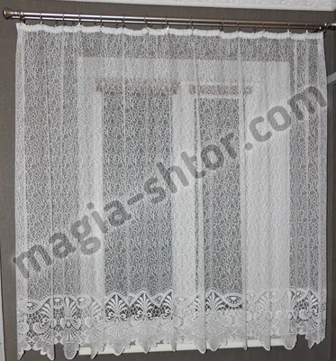 Короткая готовая тюль белая паутинка 300*150 см на маленькое окно в  спальню, прихожую, детскую, кухню, коридор: продажа, цена в Херсонской  области. Гардины от \"Магія штор\" - 1392957329