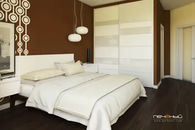 Современный красивый дизайн спальни