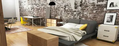 Лофт стиль – современное решение дизайна для спальни
