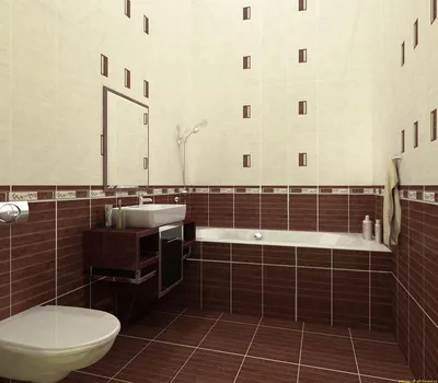 плитка коричневого цвета для маленькой ванной комнаты дизайн фото