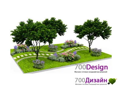 Ландшафтный дизайн проект Вишневый сад