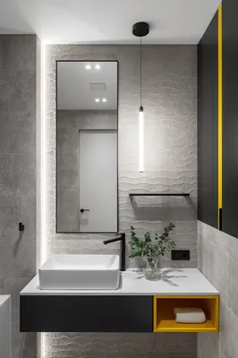 Узкие и длинные ванные комнаты –135 лучших фото-идей дизайна интерьера  ванной | Houzz Россия