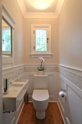 Дизайн длинной ванной комнаты фото » Картинки и фотографии дизайна квартир,  домов, коттеджей