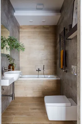 Квартира под сдачу 80 м² в Сочи | ELLE Decoration | Дизайн интерьера ванной  комнаты, Расположение небольшой ванной комнаты, Интерьер ванной комнаты