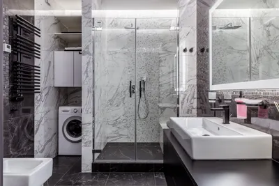 Ванные комнаты с черным полом –135 лучших фото-идей дизайна интерьера ванной  | Houzz Россия