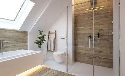 Красивый дизайн ванной комнаты с душевой кабиной | Дизайн интерьера | Дзен