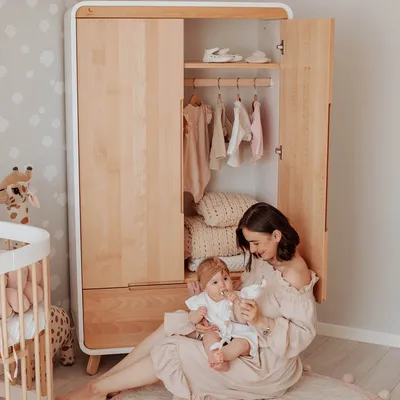Шкаф в детскую комнату ᐉ Купить детский шкаф из дерева в интернет-магазине  tweeto