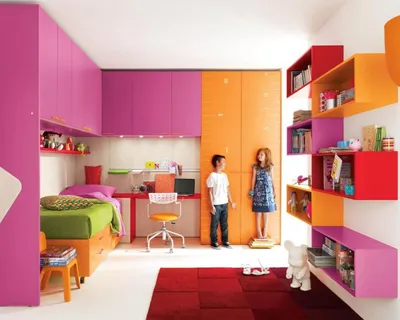 Навесной шкаф в детскую комнату - виды и назначение | Как выбрать?