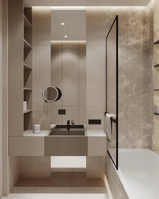 Дизайн ванной комнаты (160 фото): современный интерьер, идеи оформления Построили