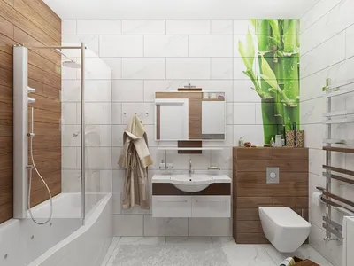 Дизайн ванной комнаты 2023 - современные идеи оформления [50 Фото]