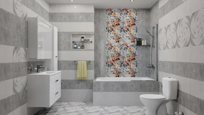 Как украсить ванную в оттенках серого? RemDesign - дизайн интерьера и ремонт
