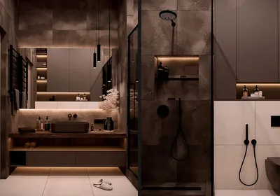 Тренды дизайна ванной комнаты: темный цвет - BUDUEMO.COM - профессиональный строительный портал