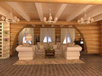 Интерьер деревянного дома внутри: фото и видео идеи