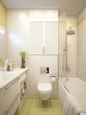 Интерьер совмещенной ванной комнаты с туалетом - 80 лучших фото!