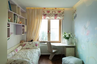Дизайн детской комнаты 12 кв м: фото интерьера комнаты для подростка, для  двоих