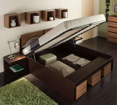 Двуспальная Кровать С Изголовьем (255+ Фото) - Как Оформить? | Кровать,  Кровати, Двуспальная кровать