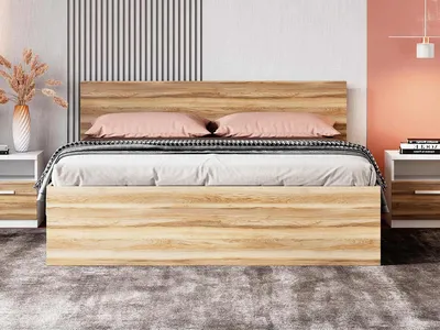 Недорогие кровати из ЛДСП, купить в Москве односпальные и двуспальные  кровати
