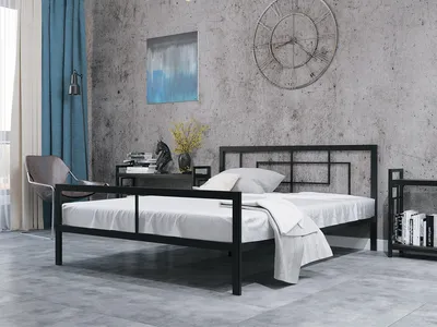 Кровать \"Квадро\" Металл-дизайн - Купить недорого в интернет-магазине  TABURETKA™