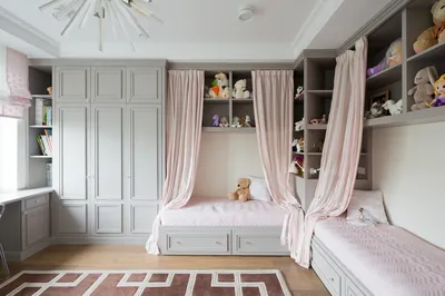 Дизайн детской комнаты для двух девочек: 100 фото-примеров красивого дизайна  для девочек разного возраста или подростков