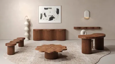 Мебель из дерева по дизайну Эммануэль Симон | AD Magazine