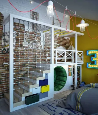 Дизайн детской комнаты для мальчика | Идеи (+45 фото)