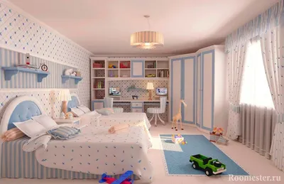 Идеи дизайна детской комнаты для девочки - 30 фото интерьера