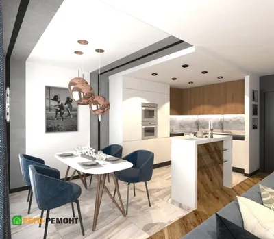 Дизайн интерьера трехкомнатной квартиры Саранск | Рего-ремонт Саранск
