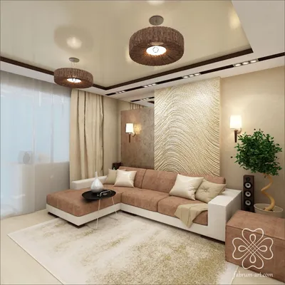 Дизайн комнаты в квартире 97 серии » Дизайн 2021 года - новые идеи и  примеры работ